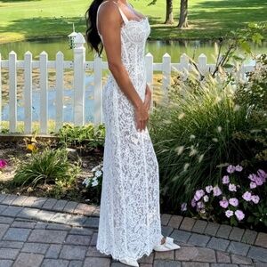 Helsa Lace Bustier Dress- Size Small